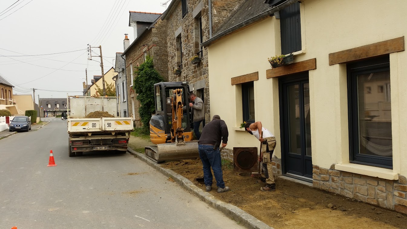 Aménagement de trottoirs rue du Lavoir Aménagement de trottoirs rue du Lavoir