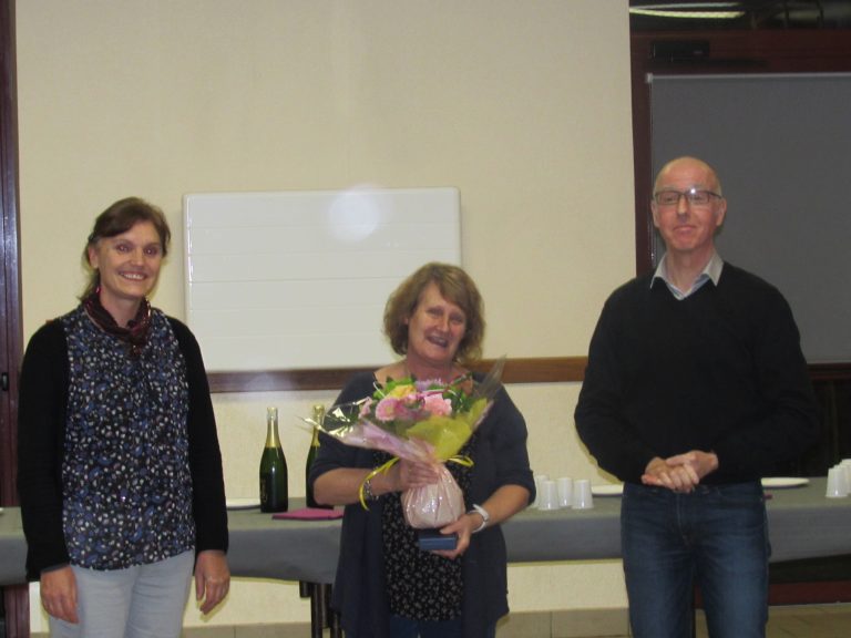 Remise de la première médaille de la commune