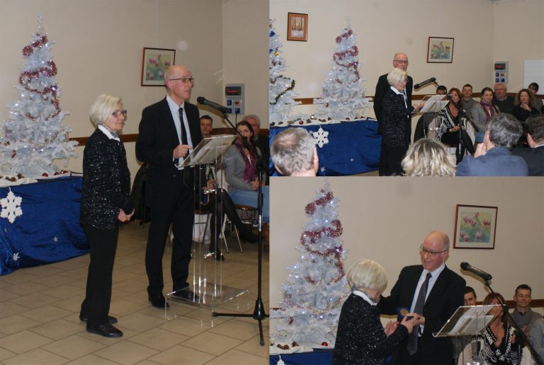 Remise de la médaille de la commune