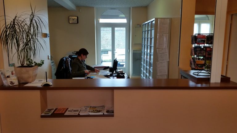 Travaux à l’accueil de la mairie