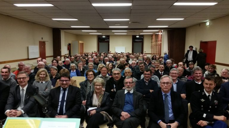 Salle comble pour la cérémonie des vœux du maire