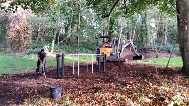Création d’un parcours sportif dans le bois Renou