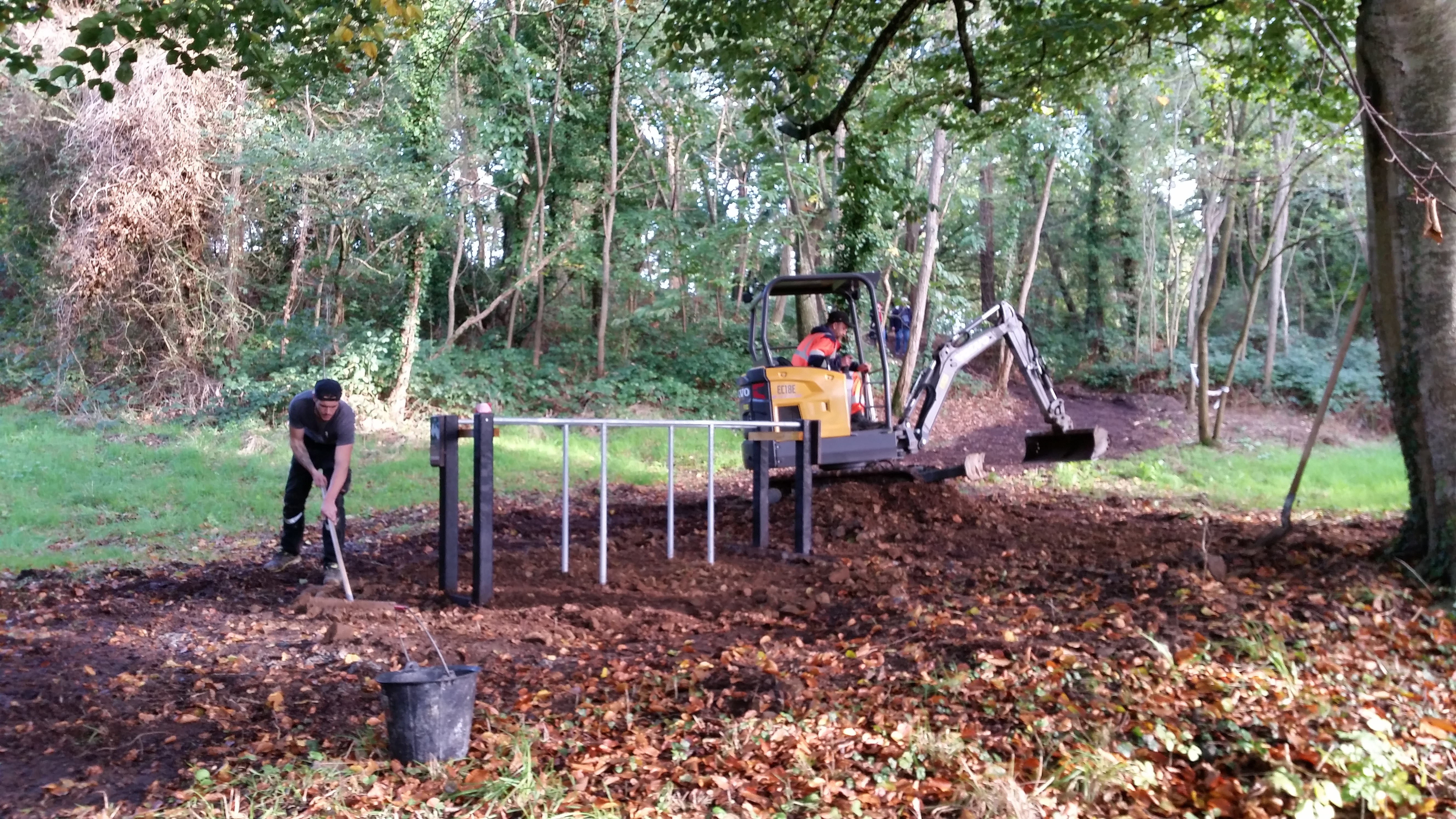 Création d’un parcours sportif dans le bois Renou