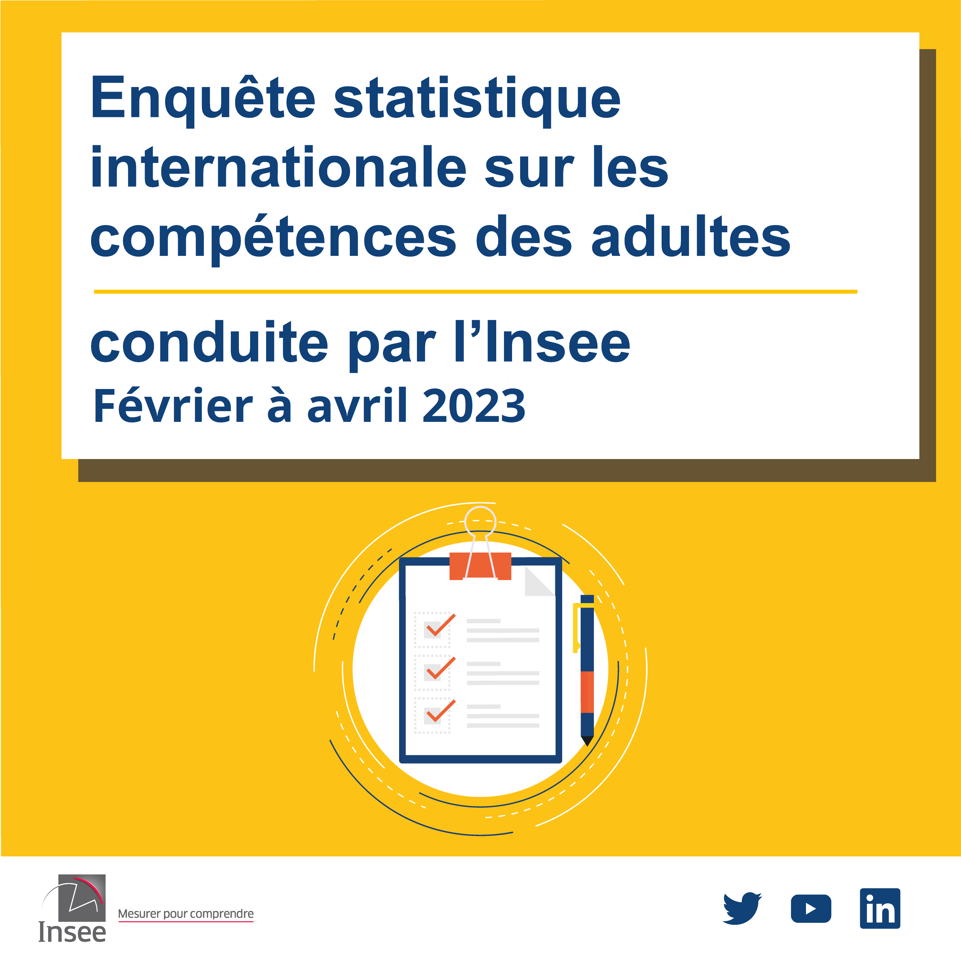 Une enquête internationale sur les compétences des adultes.