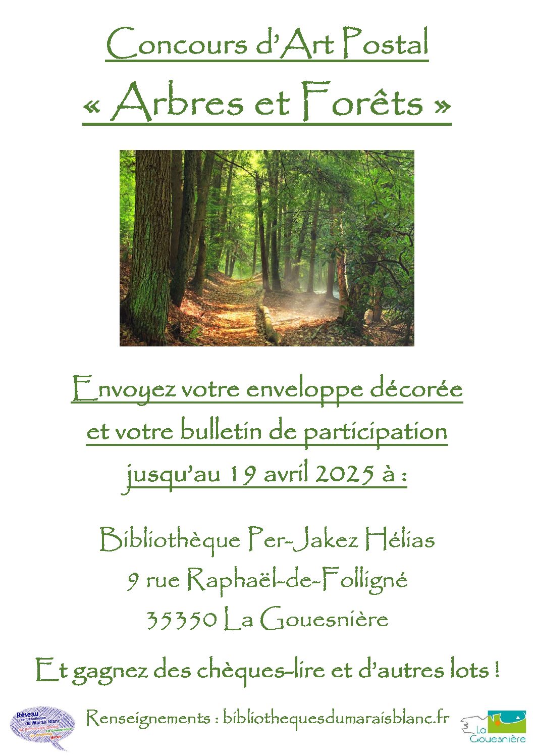 CONCOURS D’ART POSTAL “Arbres et Forêts”