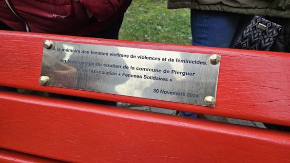 Invitation : Inauguration du « Banc Rouge »